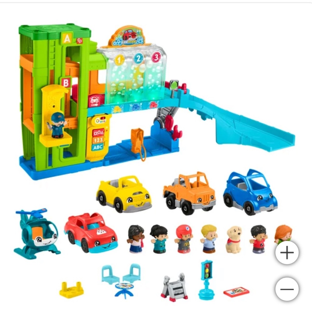 Fisher-Price Little People Car Wash Playset - Multicolor
